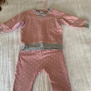 H&M Organic Cotton Blush Toddler set